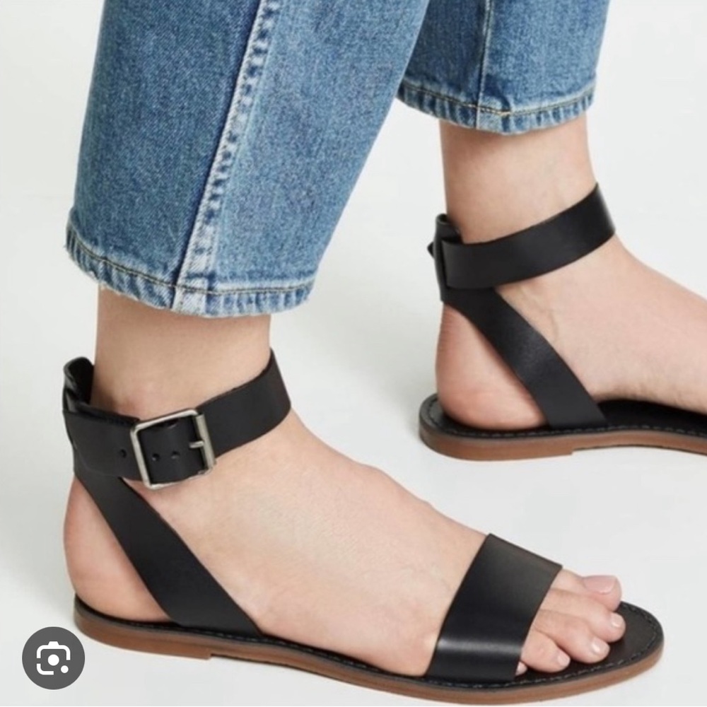 Madewell The Boardwalk ankle strap sandals